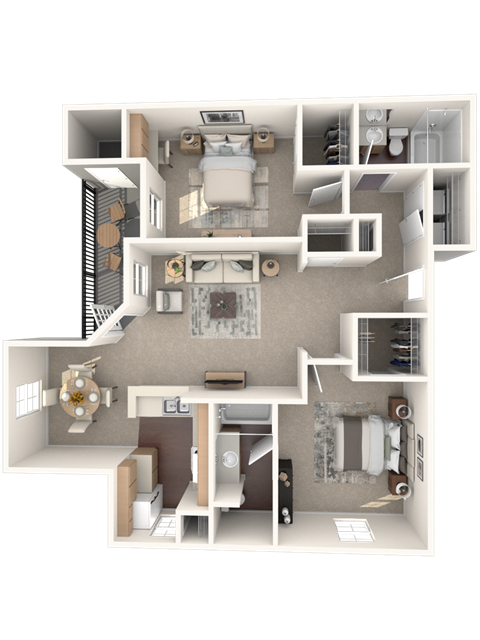 The Riverside Classic Floor Plan The Riverside Classic Floor Plan at Monterey Ranch, Austin, TX, 78749